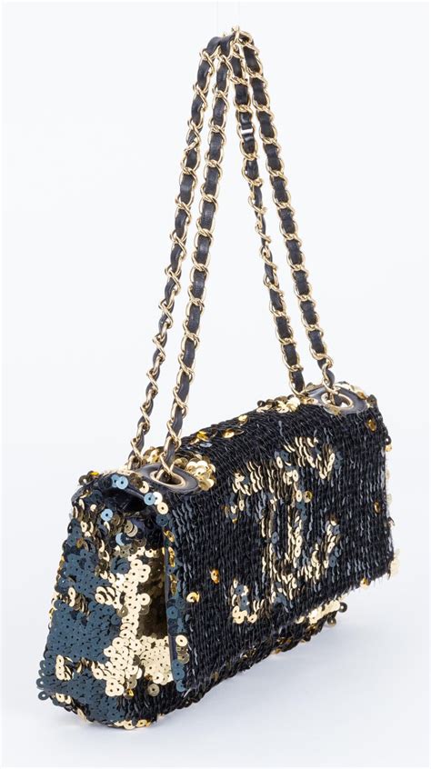 chanel sequin bag|Chanel evening bag.